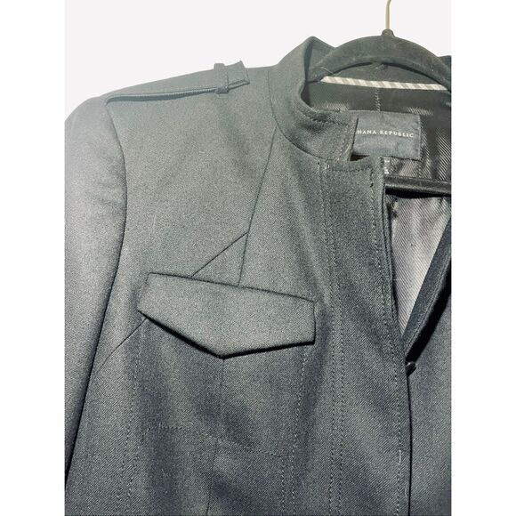 Banana Republic Stretch Wool Military Jacket - Picture 9 of 14